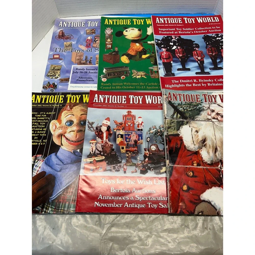 Antique Toy World‎ Magazine Lot 2002 Complete Antiques Collectibles Reference